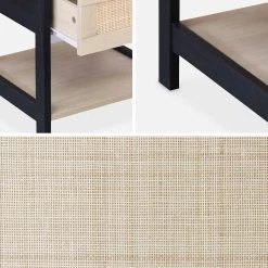 Table De Chevet Scandinave Effet Bois Et Cannage (lot De 2) 9 Table De Chevet Scandinave Effet Bois Et Cannage (lot De 2) -Sweeek ibcanbesidex2 48a6fe95cab3713ccd491c3ec56cb0bd