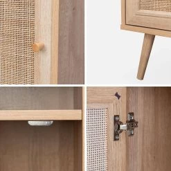 Table De Chevet Scandinave En Cannage (lot De 2) Couleur : Naturel 15 Table De Chevet Scandinave En Cannage (lot De 2) Couleur : Naturel -Sweeek ibobesidex2 bb56c2526853a3a12e7bcf75cf15f691