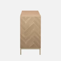 Buffet Effet Bois Chevrons 2 Portes -Sweeek ibudbuffet fc25519aa2676a2361ab5a4a52eb38c6