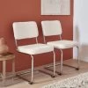Chaise Cantilever Bouclettes (lot De 2)