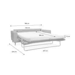 Canapé Lit Convertible 3 Places Avec Matelas 12cm - Fabriqué En France Couleur : Moutarde 23 Canapé Lit Convertible 3 Places Avec Matelas 12cm - Fabriqué En France Couleur : Moutarde -Sweeek igusbedsofacur 1d1f7865e5f44b3a6c301d8848b45534