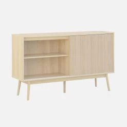 Buffet Scandinave Effet Bois 2 Portes 150 Cm Couleur : Bois Clair 14 Buffet Scandinave Effet Bois 2 Portes 150 Cm Couleur : Bois Clair -Sweeek ilinbuffetl dbfda7262e37d31b47fffed646d3fc28