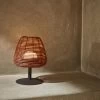 Lampe LED Nomade Sans Fil Intérieur/extérieur, En Rotin