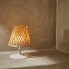 Lampe LED Nomade Sans Fil Intérieur/extérieur, En Bambou