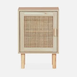 Table De Chevet Cannage Et Effet Bois 9 Table De Chevet Cannage Et Effet Bois -Sweeek inatbeside 53af6d0666e335b563ae105d62bf56d3