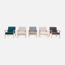 Fauteuil Scandinave Bois Et Tissu Couleur : Crème 15 Fauteuil Scandinave Bois Et Tissu Couleur : Crème -Sweeek iskacls1bg 1915691856bd2de68f01d662aedf6ea5