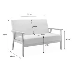 Banquette Et Fauteuil 3 Places Bois Et Tissu Couleur : Gris Clair 17 Banquette Et Fauteuil 3 Places Bois Et Tissu Couleur : Gris Clair -Sweeek iskacls1n2lg c8a87aaf78a403198f696d93ad2f1bb4