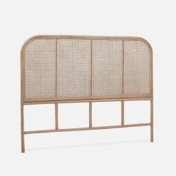 Tête De Lit En Rotin Naturel Et Cannage -Sweeek isumhb140nat 3936992c3e32dcf92b91c58a82ca901e