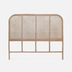 Tête De Lit En Rotin Naturel Et Cannage -Sweeek isumhb140nat e73d3ed0b0a1e2f16b4c5dd32dc3e248