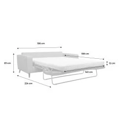 Canapé Lit Convertible 3 Places Avec Matelas 12cm - Fabriqué En France Couleur : Anthracite 21 Canapé Lit Convertible 3 Places Avec Matelas 12cm - Fabriqué En France Couleur : Anthracite -Sweeek itlsbedsofaat 6f8ab69bacf40db61a46da888155bc6c
