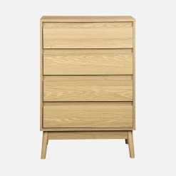 Commode Effet Bois 4 Tiroirs -Sweeek iwdchest4d aa0d334221bff672f7380d94a120d8ee
