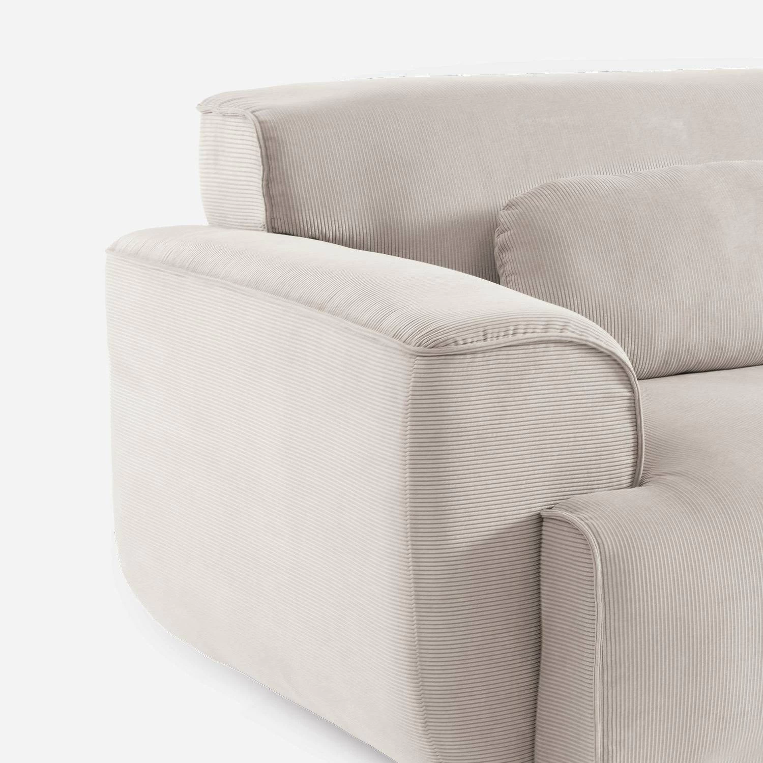 Canapé 3 Places Velours Côtelé 8 Canapé 3 Places Velours Côtelé – Image 8