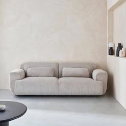 Canapé 3 Places Velours Côtelé