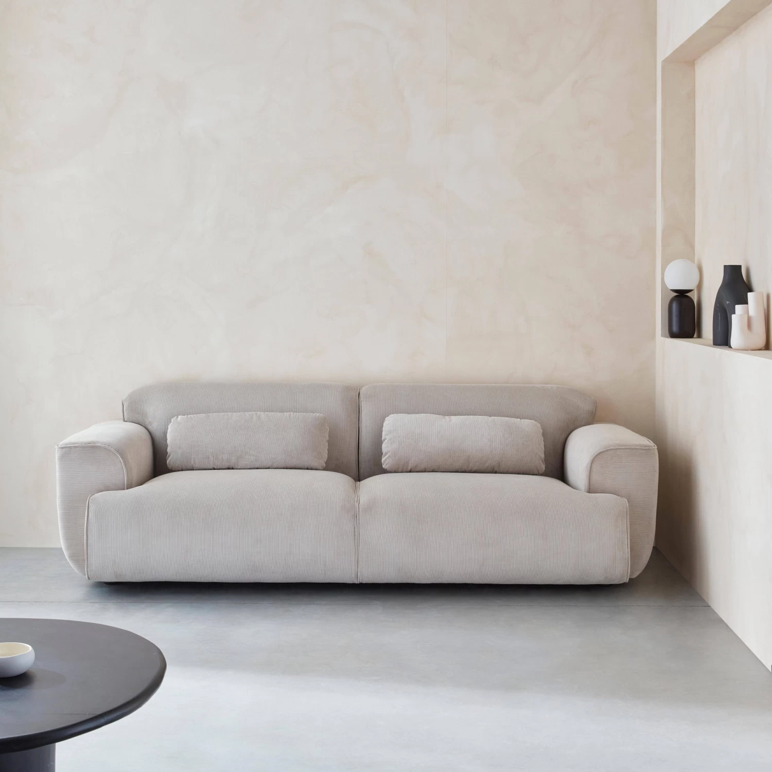 Canapé 3 Places Velours Côtelé 1 Canapé 3 Places Velours Côtelé