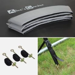 Trampoline 250cm Avec Pack D'accessoires Couleur : Gris 13 Trampoline 250cm Avec Pack D'accessoires Couleur : Gris -Sweeek kit250grey 4eddc9d95185e13f0905790e17d05904