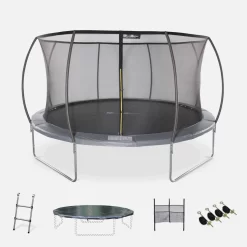 Trampoline 430cm Filet Intérieur Avec Pack D'accessoires