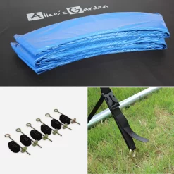 Trampoline 490cm Avec Pack D'accessoires -Sweeek kit490blue 8665483651d6334cebdacacf2831b84f scaled