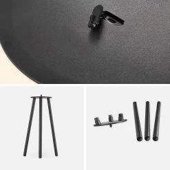 Lampe Extérieure LED 3 En 1 Avec Trépied -Sweeek led313in1bk 4982d001f147b9e39acd8991bbfbbbaf