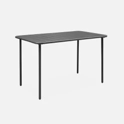 Table De Jardin Métal 4 Places Couleur : Anthracite 8 Table De Jardin Métal 4 Places Couleur : Anthracite -Sweeek mt120x70at 3e8d308afd07bd8b93ada1ffd2ca7863