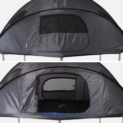 Trampoline 370 Avec Pack D'accessoires + Tente De Camping -Sweeek pack370bludome 1163a39ddd6a246f690ae558e8359061