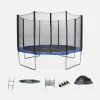 Trampoline 370 Avec Pack D'accessoires + Tente De Camping