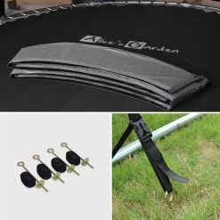 Trampoline 370cm Filet Intérieur Avec Pack D'accessoires + Tente De Camping 7 Trampoline 370cm Filet Intérieur Avec Pack D'accessoires + Tente De Camping -Sweeek pack370indome d93a3654ee2a0870b6d17e8eab35e383