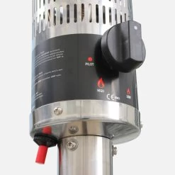 Lot De 2 Parasols Chauffants Gaz 12,5kW Couleur : Gris -Sweeek pc1204gyx2 c8ab7802788a6df6318c7e822aaa555c