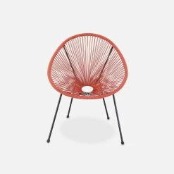 Fauteuil Oeuf En Corde (lot De 2) Couleur : Terracotta 9 Fauteuil Oeuf En Corde (lot De 2) Couleur : Terracotta -Sweeek pex2ter 3a335461cbbf7be8ca079c85ba81fd34