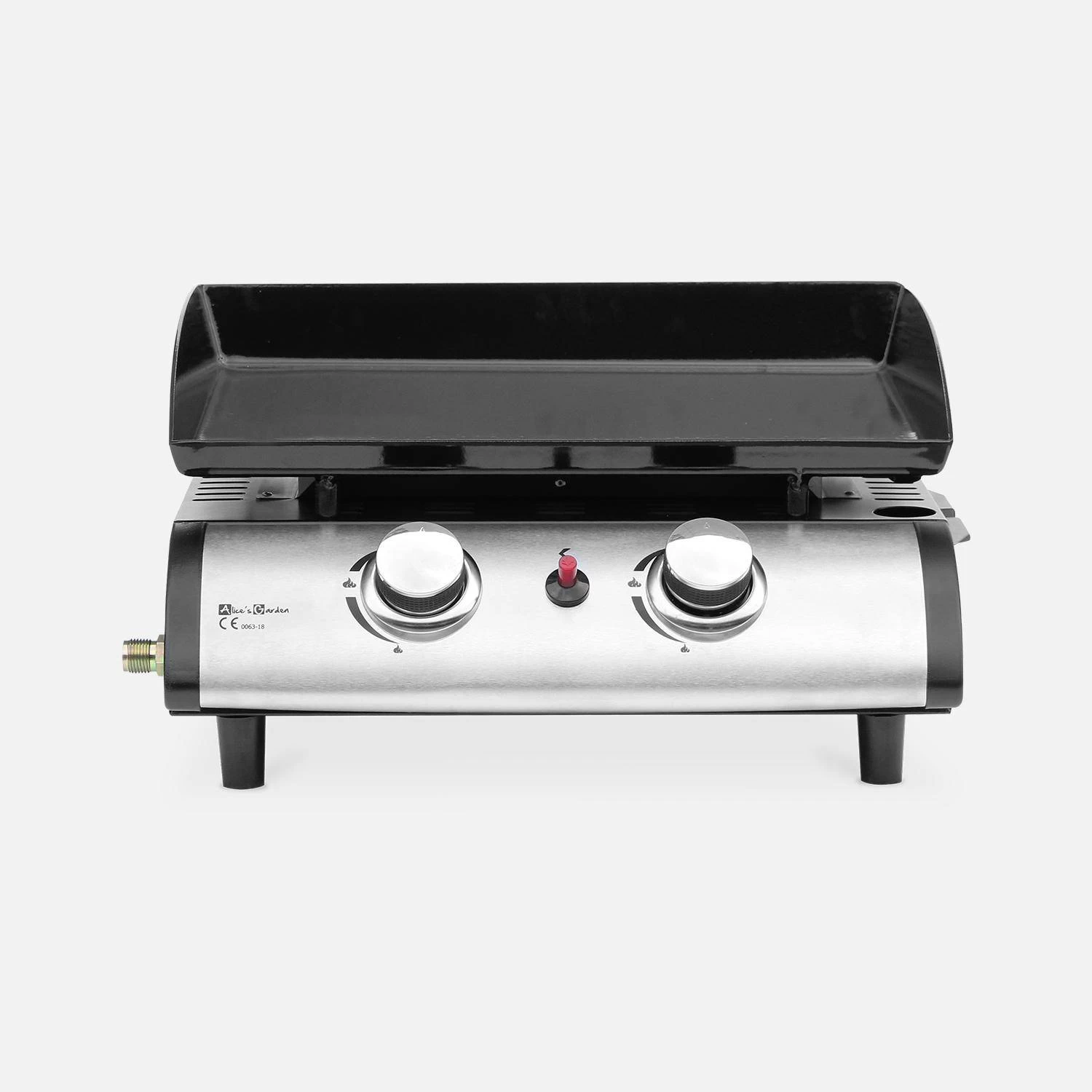 Plancha Gaz 2 Brûleurs Inox 5kW 3 Plancha Gaz 2 Brûleurs Inox 5kW – Image 3