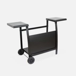 Plancha Gaz 3 Brûleurs Inox 7,5kW Avec Chariot -Sweeek ph1003trolley 45b84b555982c161e68d60a41eaa2747