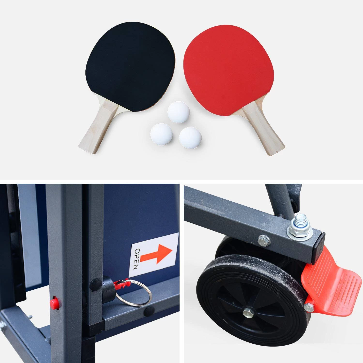 Table Ping Pong Indoor Premium Avec Accessoires 5 Table Ping Pong Indoor Premium Avec Accessoires – Image 5