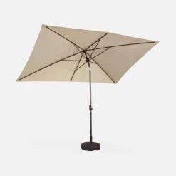 Parasol Rectangulaire 2x3m Couleur : Sable -Sweeek pu2x3sand b9d3793f69f47d937f6fff2094a76c6c