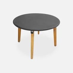 Salon De Jardin Bas Résine Tressée Effet Rotin 2 Places Couleur : Gris Chiné 11 Salon De Jardin Bas Résine Tressée Effet Rotin 2 Places Couleur : Gris Chiné -Sweeek rawarmtx2gy 6253fa89edab819bfe96e0d2ff788a6c