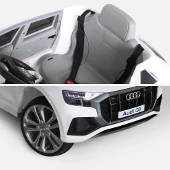 Voiture électrique Enfant Audi Q8 12V, 1 Place Couleur : Blanc 12 Voiture électrique Enfant Audi Q8 12V, 1 Place Couleur : Blanc -Sweeek rocq8rcwh 0eda53ac36d1a784b3a8de46cbf25a28
