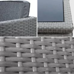 Salon De Jardin 6-10 Places Avec Housse - Vasto Couleur : Gris / Gris 13 Salon De Jardin 6-10 Places Avec Housse - Vasto Couleur : Gris / Gris -Sweeek salon de jardin 6 10 places vasto avec housse coloris gris coussins gris chine table encastrable df4ecae29f9e6a797e42a57d3e80b4ae
