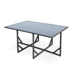 Salon De Jardin 6-10 Places Avec Housse - Vasto Couleur : Gris / Gris 11 Salon De Jardin 6-10 Places Avec Housse - Vasto Couleur : Gris / Gris -Sweeek salon de jardin 6 10 places vasto avec housse coloris gris coussins gris chine table encastrable f2b69414381f3fbe3c58de8f0eea245e