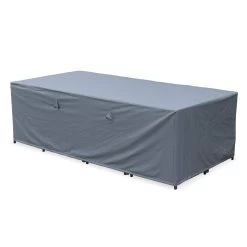 Table De Jardin Vasto 12 Et Sa Housse Couleur : Noir / Gris 14 Table De Jardin Vasto 12 Et Sa Housse Couleur : Noir / Gris -Sweeek salon de jardin 8 12 places vasto avec housse de protection coloris noir coussins gris table encastrable f9fe4478d97414e738e092a58730b1e9