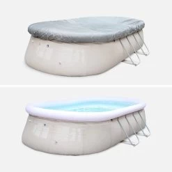 Piscine Gonflable Autoportée Rectangulaire Avec Accessoires 5x3m -Sweeek sp5x3fpkitgy 2d923abcf7aac1cf4026a9afae765499