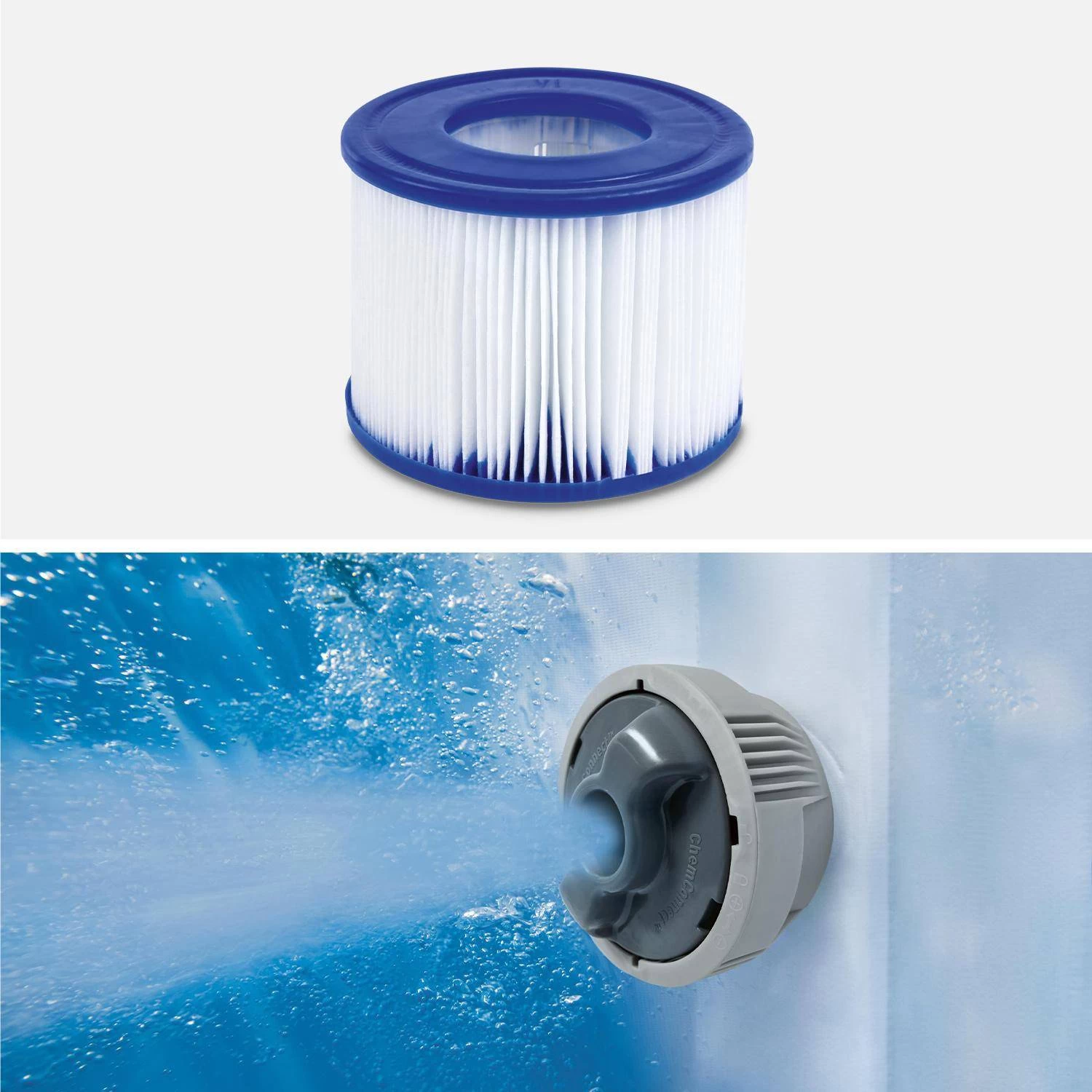 Spa Gonflable Lay-Z Spa Madeira Contrôle WIFI 6 Places Carré Avec Accessoires 4 Spa Gonflable Lay-Z Spa Madeira Contrôle WIFI 6 Places Carré Avec Accessoires – Image 4