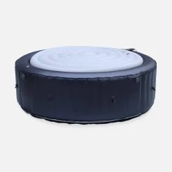 Spa Gonflable 6 Places Rond Jets Hydromassages Désinfection UVC, Anti Gel, M-one -Sweeek spacarltonrd6 314991aab55af54d0a414587b35d0f4f