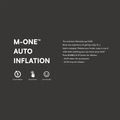 Spa Gonflable 6 Places Rond Jets Hydromassages Désinfection UVC, Anti Gel, M-one -Sweeek spacarltonrd6 69574aaf7185b30107ea4e753e67da01