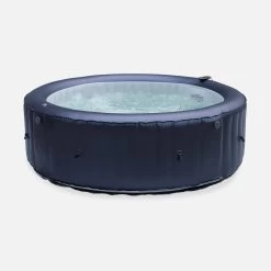 Spa Gonflable 6 Places Rond Jets Hydromassages Désinfection UVC, Anti Gel, M-one