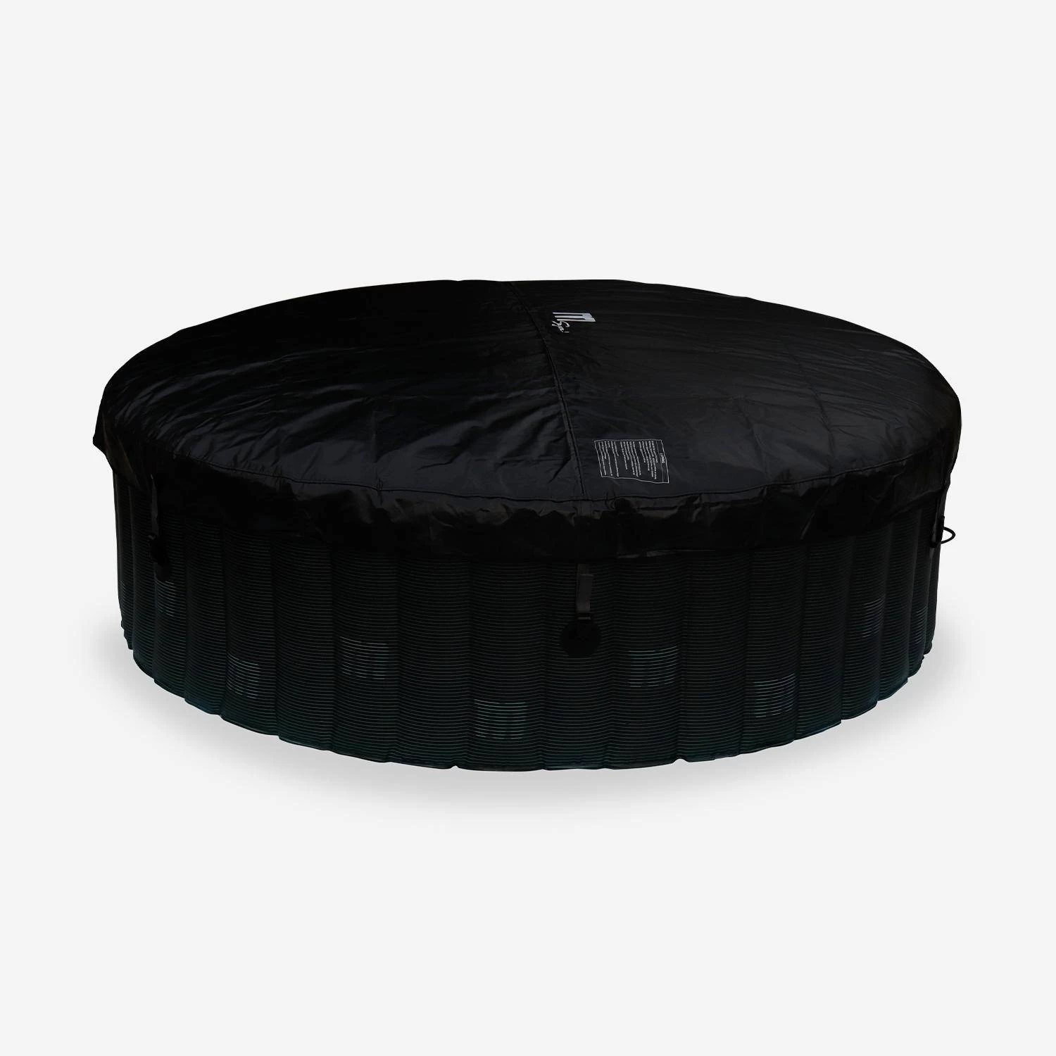Spa Gonflable 6 Places Rond Bande LED, Filtration MDC, Désinfection UVC, Bâche 4 Spa Gonflable 6 Places Rond Bande LED, Filtration MDC, Désinfection UVC, Bâche – Image 4