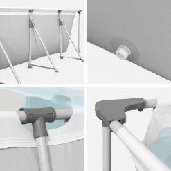 Piscine Tubulaire 4x2m Avec Pompe De Filtration 7 Piscine Tubulaire 4x2m Avec Pompe De Filtration -Sweeek splc4x2gy a8af92bacb18418c398fd5479e3bd40f