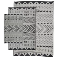 Tapis Extérieur Rectangulaire Motif Ethnique Noir/beige 9 Tapis Extérieur Rectangulaire Motif Ethnique Noir/beige -Sweeek tapis d exterieur 180x270cm bamako rectangulaire motif ethnique noir beige jacquard reversible indoor outdoor a3440e56ce54c5eb6bc9bc0b95792505