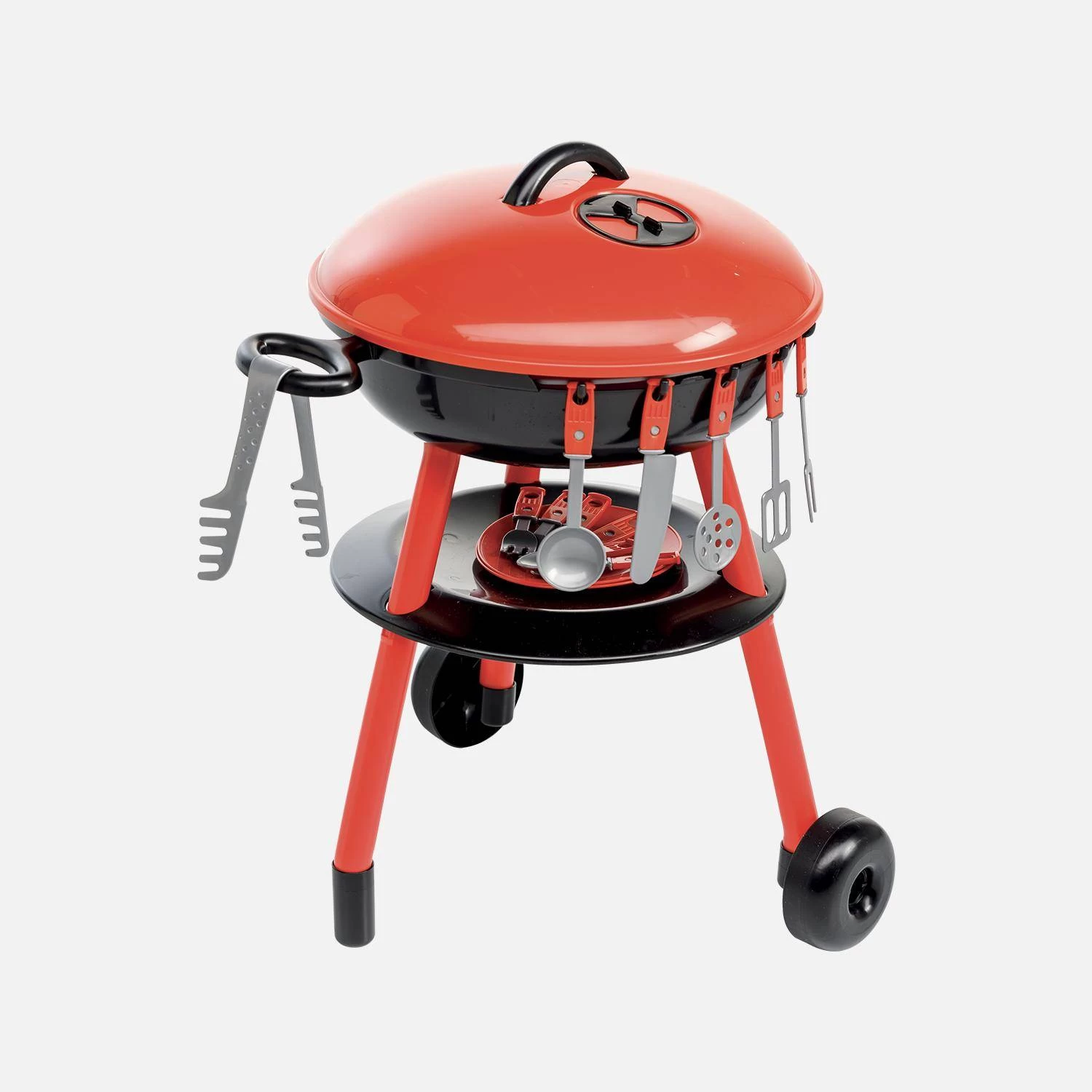 Barbecue Charbon Pour Enfant, Avec Accessoires 1 Barbecue Charbon Pour Enfant, Avec Accessoires