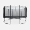 Trampoline 490cm Filet Protection Couleur : Gris