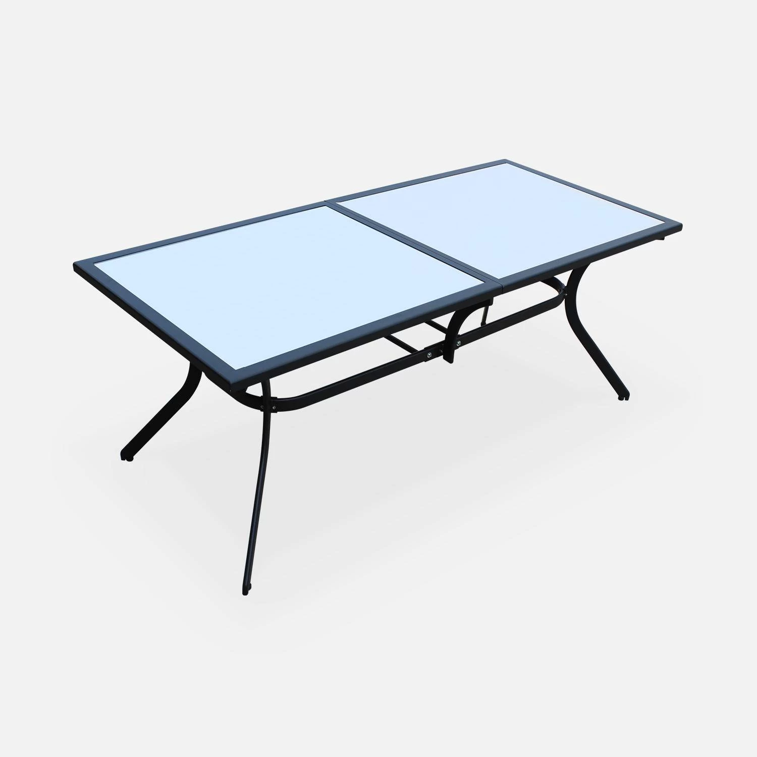 Table De Jardin Aluminium, 8 Chaises 6 Table De Jardin Aluminium, 8 Chaises – Image 6