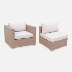 Salon De Jardin Résine Tressée 8 à 10 Places Couleur : Beige / Beige 10 Salon De Jardin Résine Tressée 8 à 10 Places Couleur : Beige / Beige -Sweeek w001natbg dd9dcba60a6fe318685c96ebebd87d16