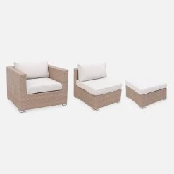 Salon De Jardin Résine Tressée 12 à 14 Places Couleur : Beige / Beige -Sweeek w002xlnatbg 3125da19fa487cba3376d04bdae8b66e